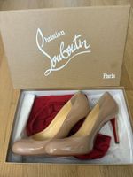 Christian Louboutin Simple Pump 85 Nude Lackleder Gr. 35 