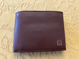 Portafogli in pelle marrone
