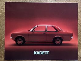 OPEL KADETT Prestige-Prospekt 1973 1974 GM Suisse SA Biel dt