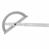Neu Winkelmesser Teilbogen-Ø 150 mm, Schenkellänge 280 mm