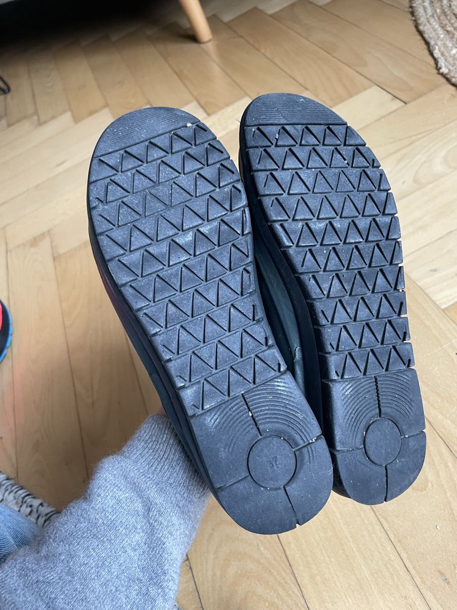 Scarpe da donna: Grüne Leder-Loafer – Usato da Zürich venduto da sam_hcd6 5