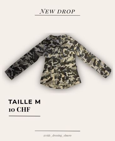 Chemise camouflage