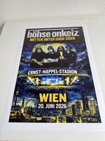 Böhse Onkelz Wien 20. Juni 2026 Poster Grösse 40x60cm