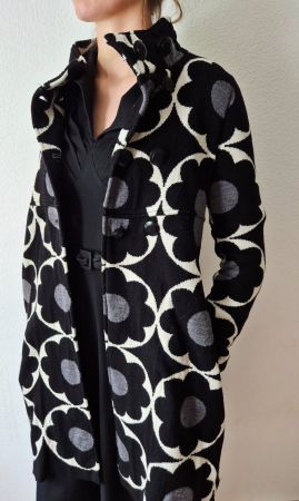 TWINSET SIMONA BARBIERI MANTEL JACKET JACKE S 36 BLAZER TOP