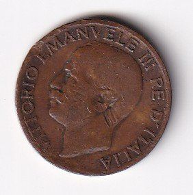 Alle Münzen: Italien 5 cent. 1920 – Gebraucht aus Neuchâtel von karlpierrino 1