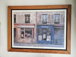 Kunstdruck Aperitifs des Künstlers Chiu Tak Hak France Soir