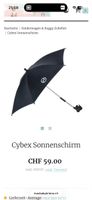Cybex Sonnenschirm Kinderwagen Zubehör schwarz