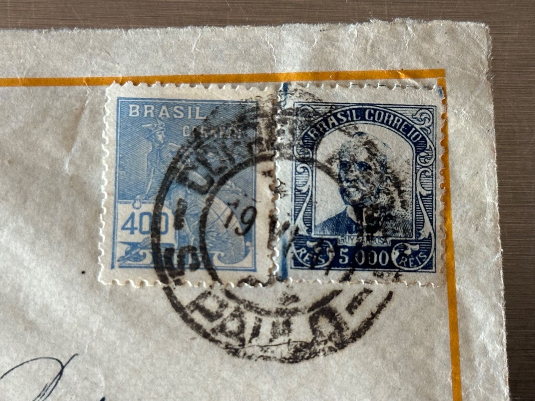 Tutti i francobolli: ENVELOPPE TIMBRÉE EXCEPTIONNELLE - BRÉSIL 1941 – Usato da Sion venduto da jaipur1401 3