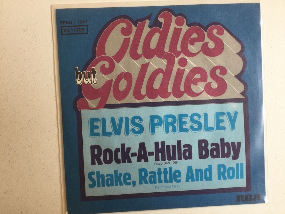 Elvis Presley Single - Rock A Hula Baby/Shake Rattle And Rol (Gebraucht ...