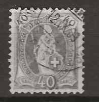 CH069a - Helvetia debout no 69a obl.