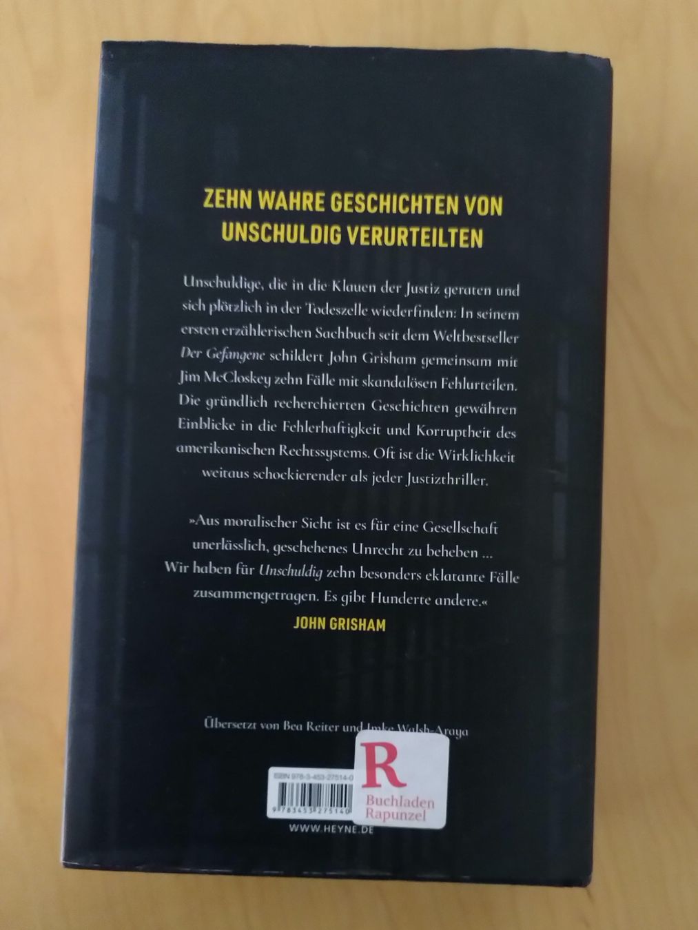 Libri: UNSCHULDIG/ TRUE CRIME STORYS – Usato da Brugg AG venduto da olamim 1