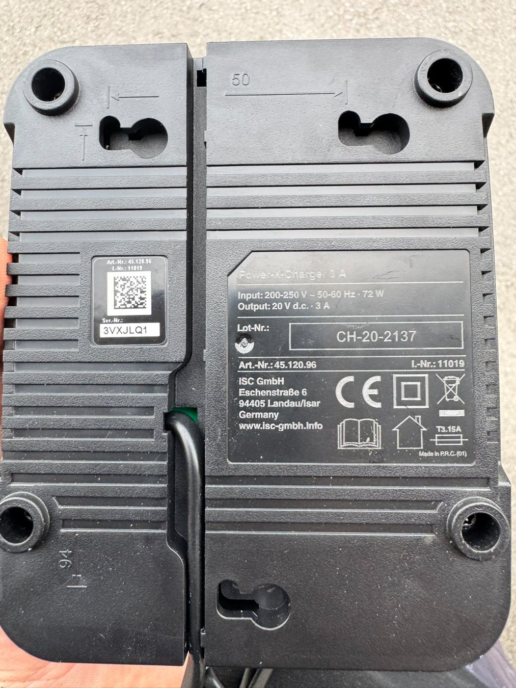 Einhell Caricatori & Batterie: Einhell Power X-Change Ladegerät 3A gebraucht – Usato da Lüchingen venduto da Munchkin89 2