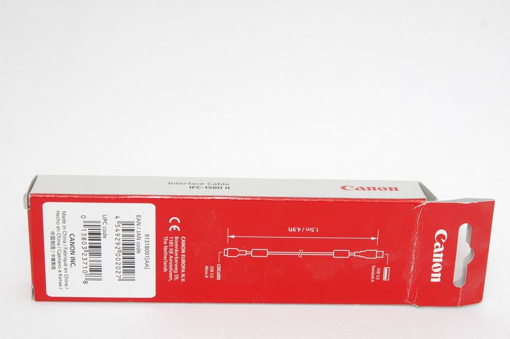 Cavo Dati USB Mungoo 1m Per Canon EOS E Digital Ixus – Sostituisce IFC-300PCU, Include Panno Pulizia Display