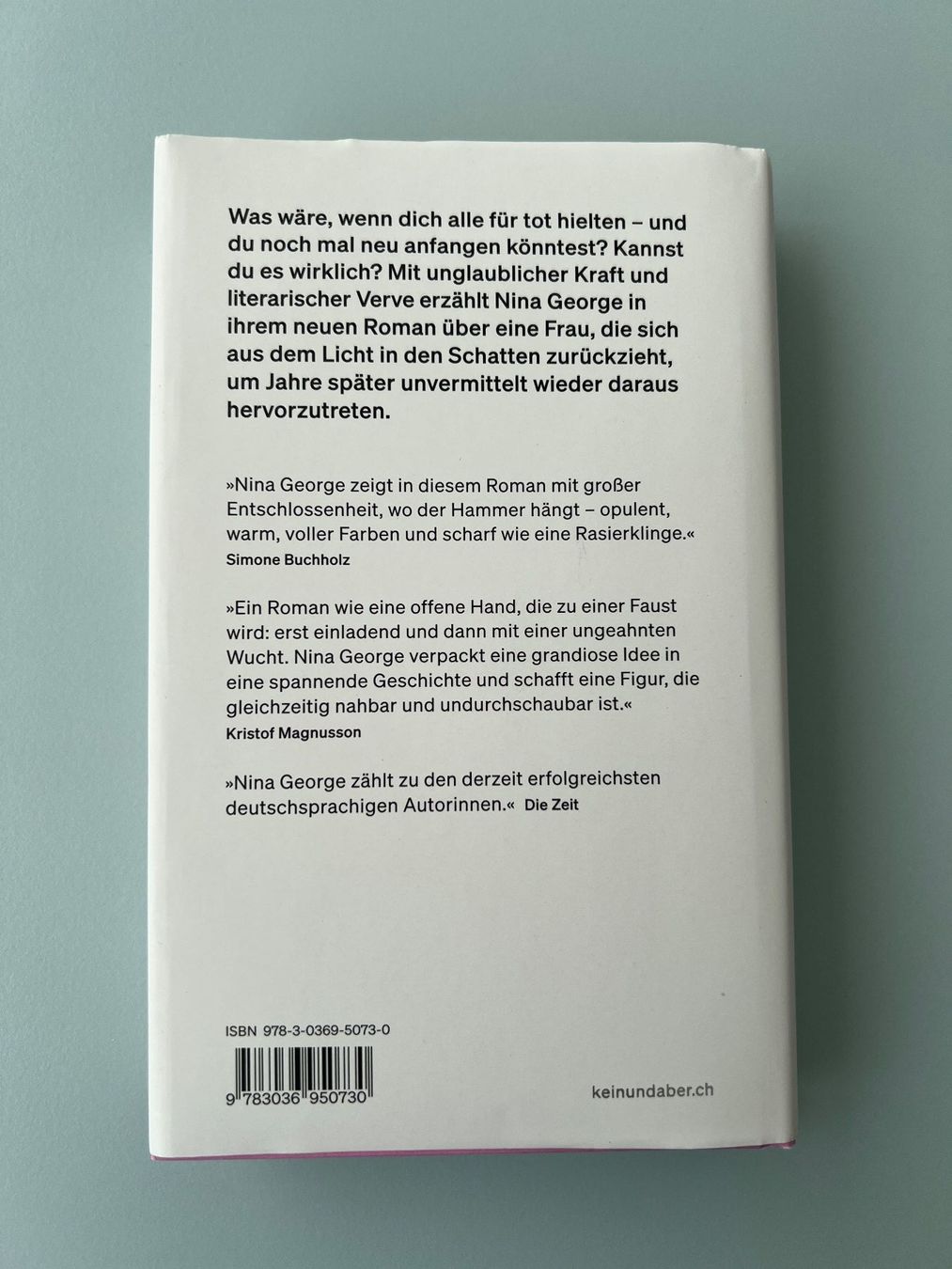 Libri: Nina George "Die Passantin" Roman – Usato da Rüschlikon venduto da gisele11 1
