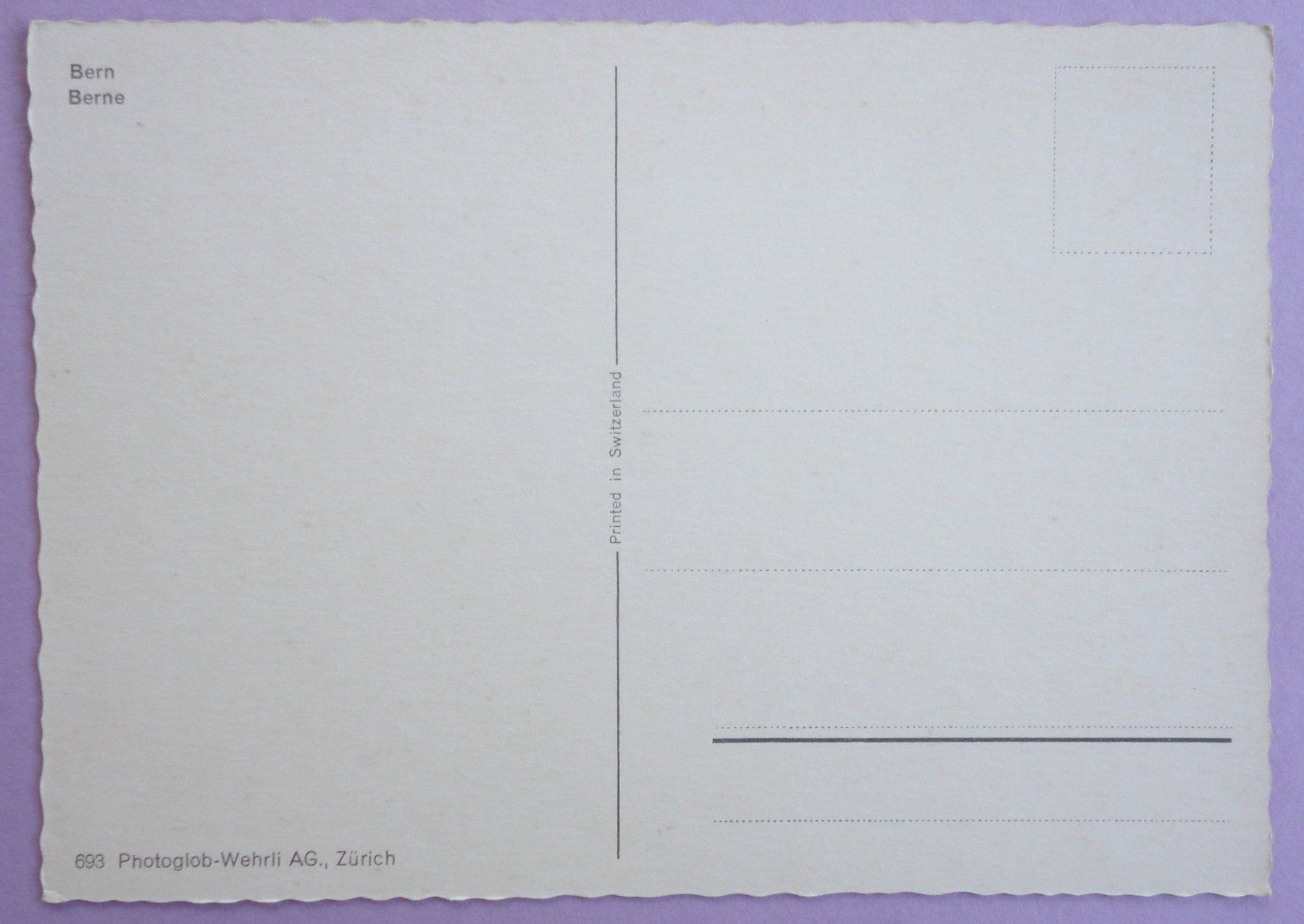 Cartoline postali: Bern - Berne – Usato da Fétigny venduto da Billy2miny 1
