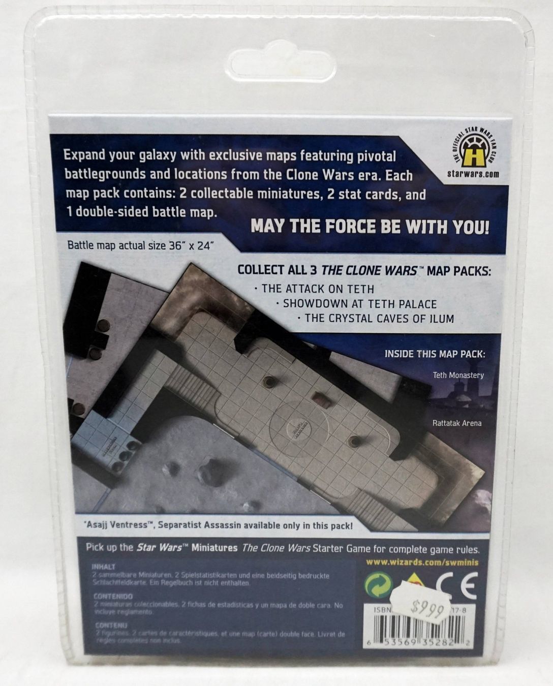 Star Wars Statuette: STAR WARS MINIATURE CLONE WARS SHOWDOWN TETH PALACE MAP PACK – Nuovo e nell'imballaggio originale da Lugano venduto da YouWantUS 1