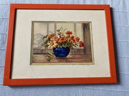 Rudolf Grundlehner - Stillleben mit Blumen