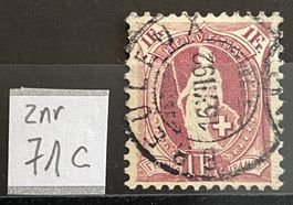 Sbk 71C Vollstempel Breuleux Liebhaberpreise