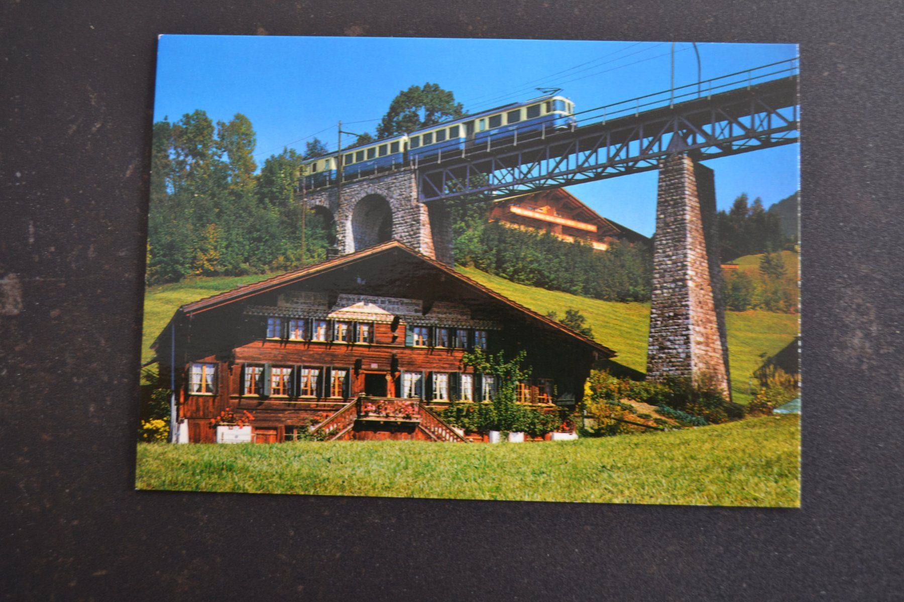 Cartes postales: AK Chemin de Fer  bei Gstaad – D'occasion à Beinwil am See par kajak55