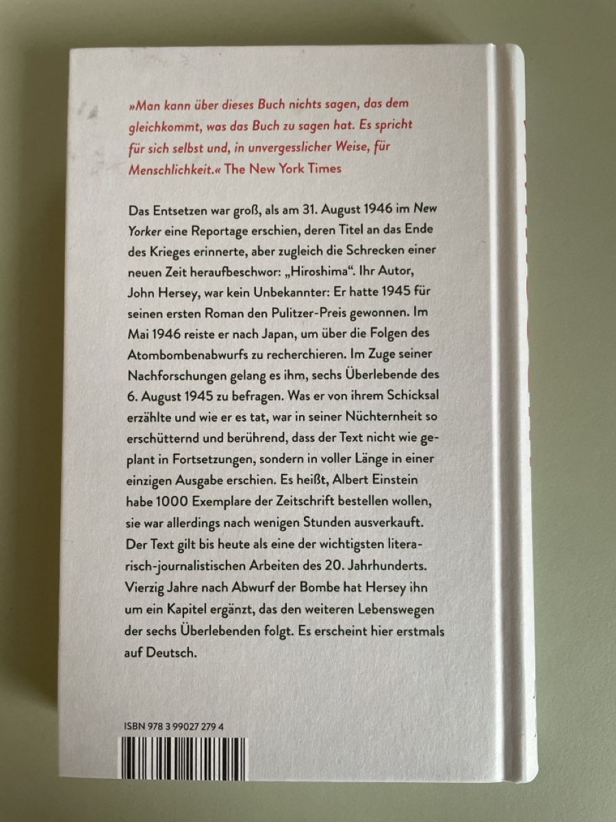 Bücher: Hiroshima - John Hersey – Gebraucht aus Fribourg von Mymikrakra01 1
