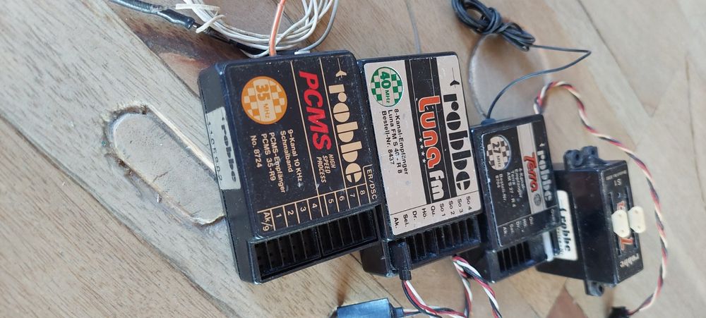 Radiocommande Vintage Robbe Luna (émetteur/récepteur) Pour Pièces Détachées