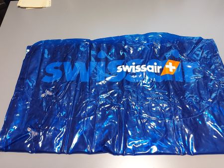 Swissair Luftmatratze 🇨🇭🛩 blau Rarität