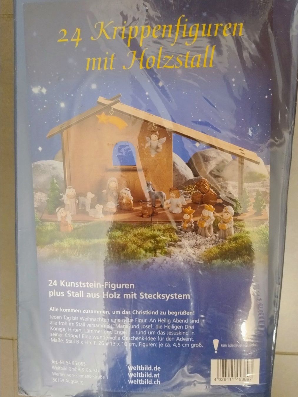 Kalender: Adventskalender Weihnachtskrippe – Neu und originalverpackt aus Rorschacherberg von Archiethe2 1