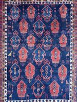 218x147 Antik Afshar handgeknüpfter Perser *GRATIS VERSAND*