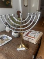 Grand chandelier/ménorah vintage design signé David Marshall