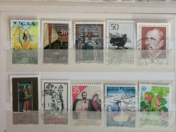 Alle Briefmarken: Liechtenstein, Lot – Gebraucht aus Castione von Rx-stamps 3