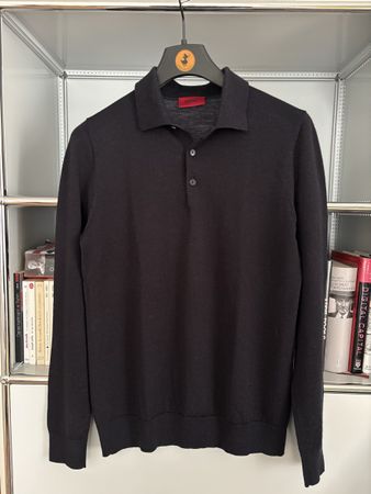 BOSS Strickpolo