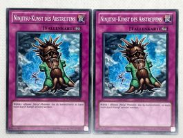2x Yu-Gi-Oh! Ninjitsu-Kunst des Abstreifens - Selten! Top!
