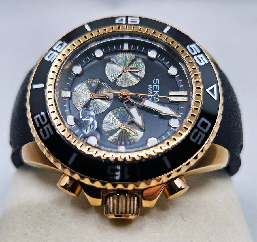 Orologi: SEKADO Navigator Gold Edition – Nuovo (secondo la descrizione) da Zürich venduto da Numark 6