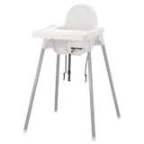 Chaise haute bébé, avec plateau, propre. 2