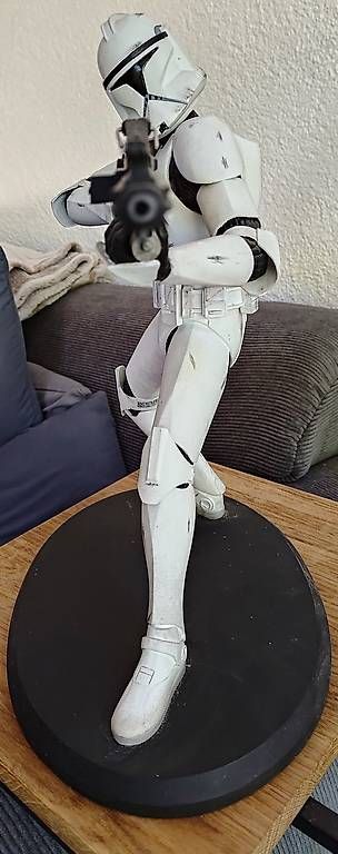 Star Wars Statuette: STAR WARS Statue CLONE TROOPER Attakus 2003 – Nuovo e nell'imballaggio originale da LAUSANNE venduto da swof 1