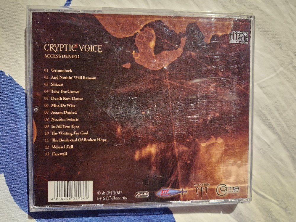 CD: Cryptic Voice – Access Denied - Vergriffen - c – Usato da Brittnau venduto da Zibu 1
