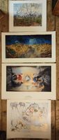 2 x Salvador Dali , 2 x Vincent Van Goch