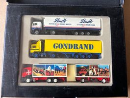 3x LKW camion Lindt-Gondrand-Set