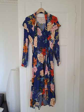 Robe bleue à fleurs Derby S
