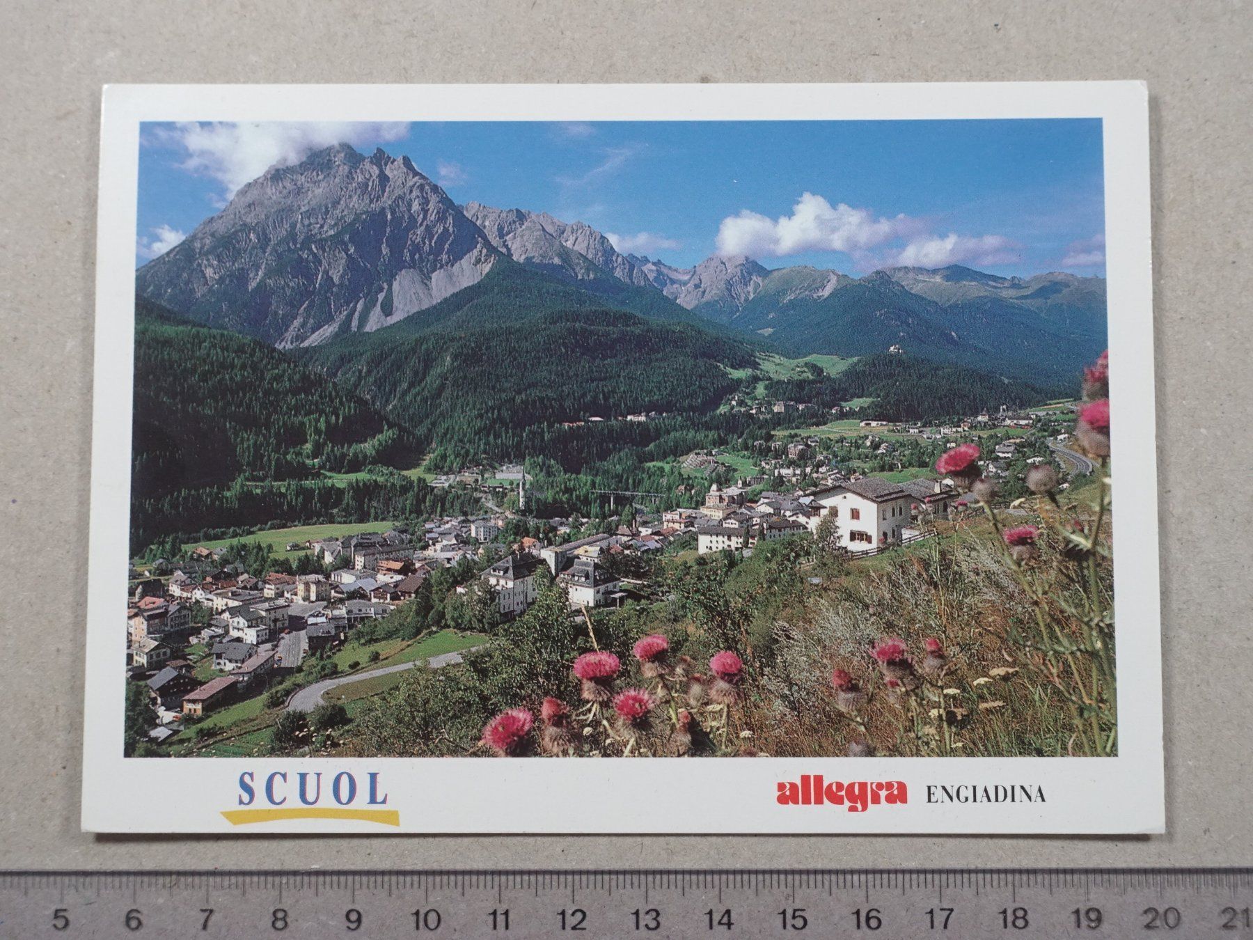 Cartoline postali: Scuol, 1996 – Usato da Lenzburg venduto da fh1