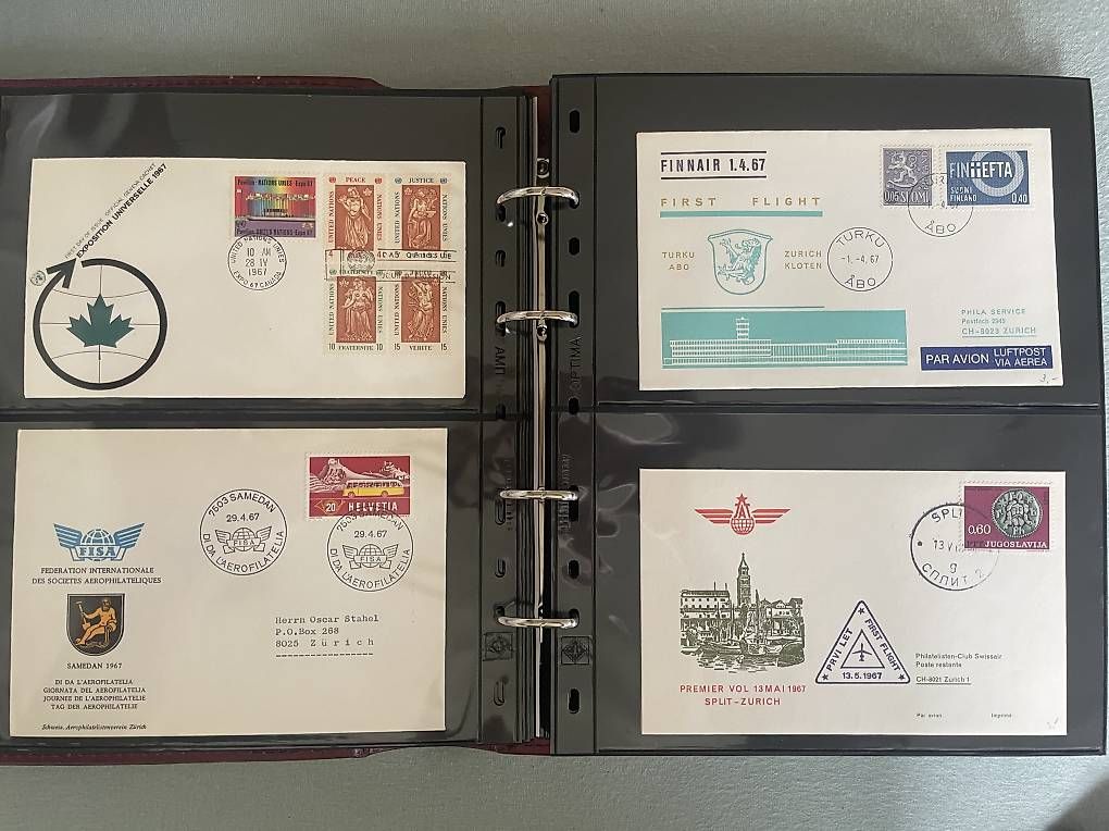 Tutti i francobolli: Luftpost Sammlung – Usato da Zürich venduto da boerge85 2