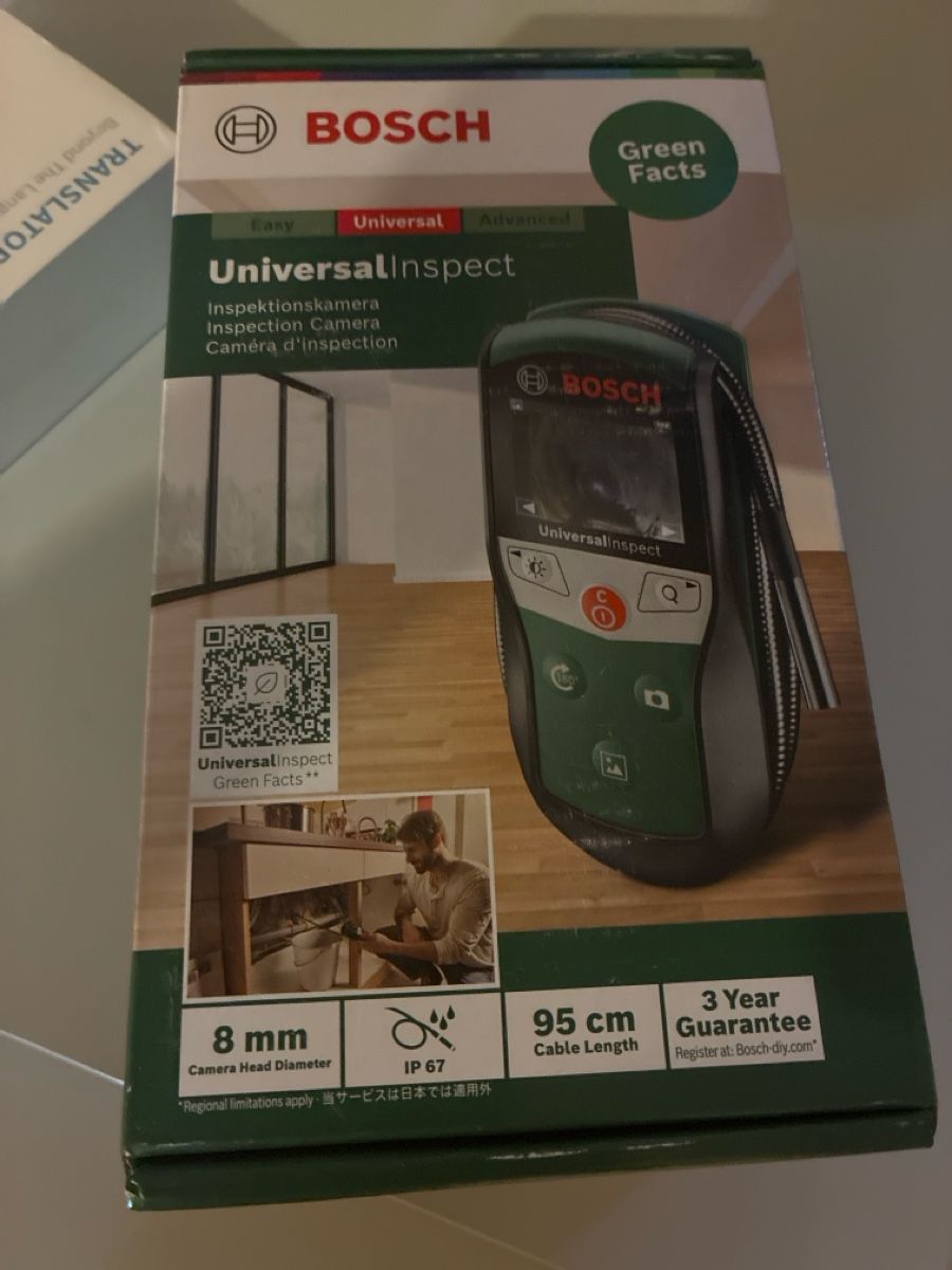 Bosch Kamera: BOSCH UniversalInspect Inspection Camera 8mm 95cm – Neu und originalverpackt aus Glarus von pab_r8bc