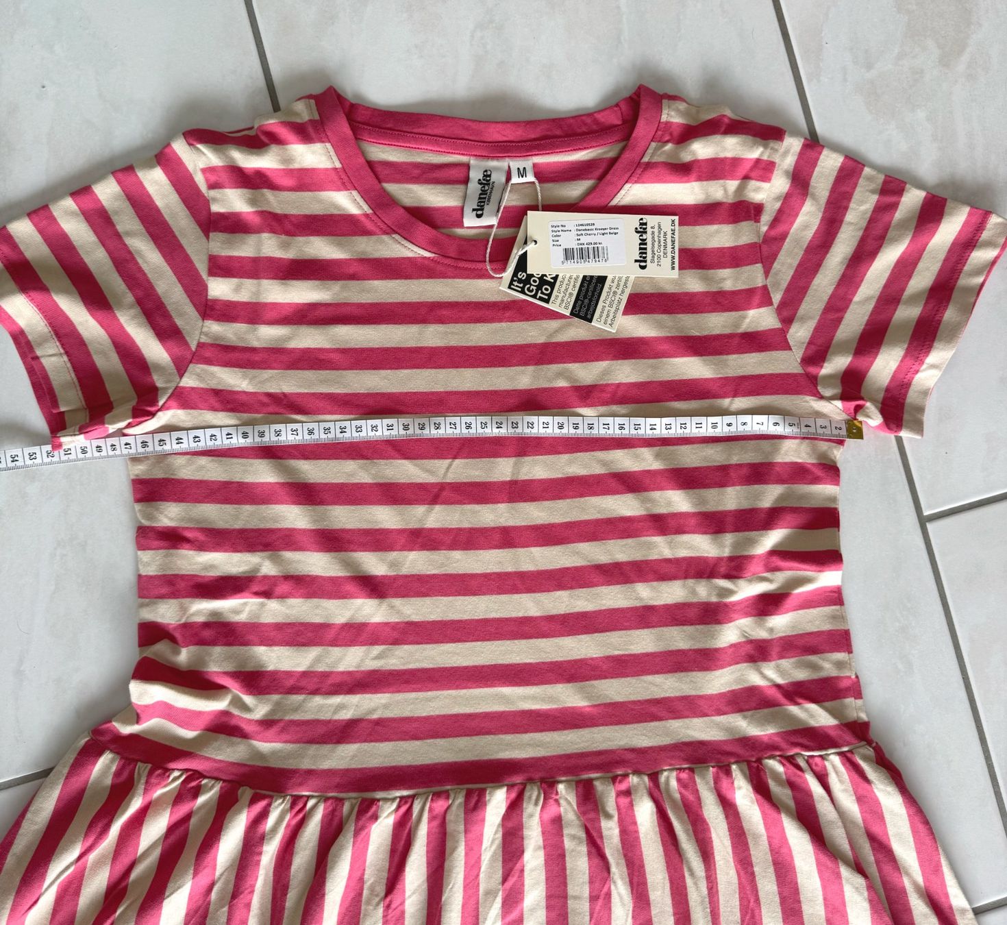 Danefae Kleider: Danefae Danebasic Kroeyer Kleid, M, Soft Cherry/Hellbeige – Neu und originalverpackt aus Engelberg von good.dog 7