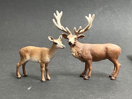 Schleich Rothirsch Hirsch Kuh