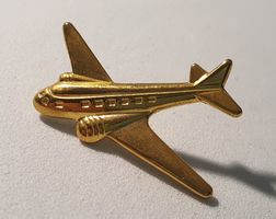 AA397 - Pin leicht 3D schönes Flugzeug