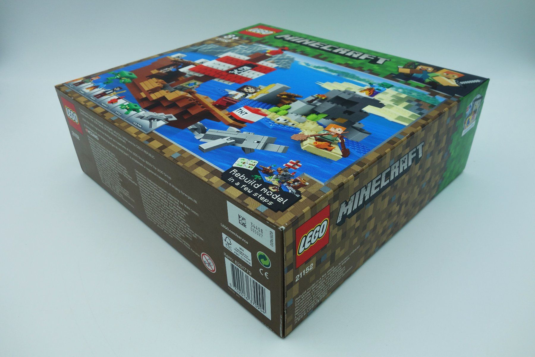 Lego Spielzeuge: Lego Minecraft, Piratenschiff 21152, neu – Neu und originalverpackt aus Wil SG von Donaldus 3