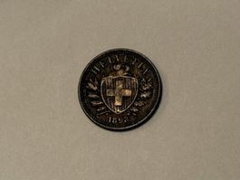 Schweiz 2 Rappen 1893 