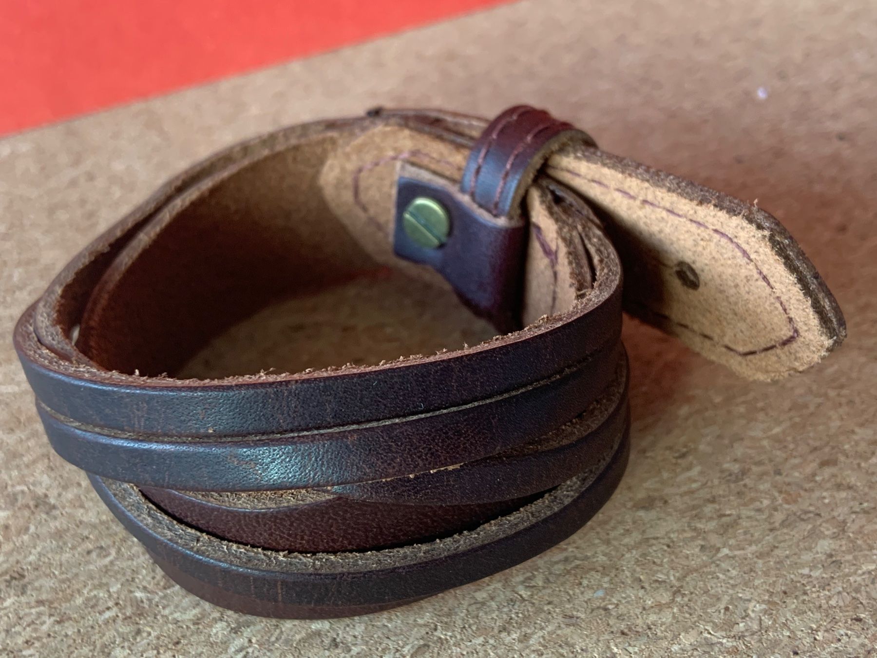 Bracciali & Braccialetti: Herrenarmband 4 fach Diagonal – Usato da Laufen venduto da belleskulptur 3