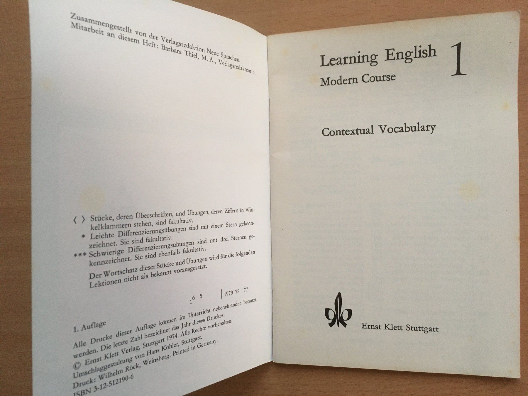 Libri: Learning English - Contextual Vocabulary, Bände 1+2 – Usato da Grenchen venduto da Kogi7 1