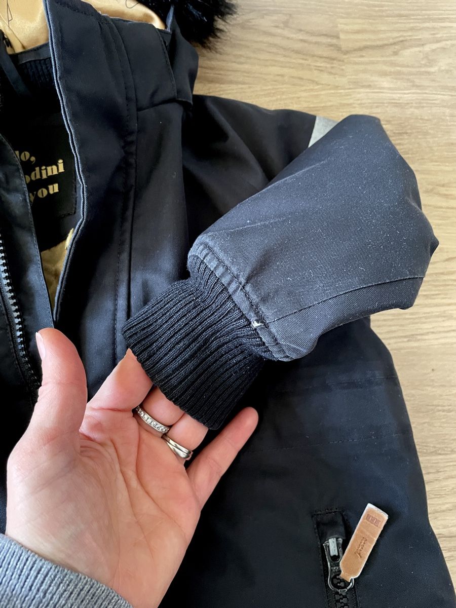 Mini Rodini Giacche & Cappotti: Mini Rodini | Winterparka | Schwarz | Gr. 80/86 – Usato da Zürich venduto da samira12382 5